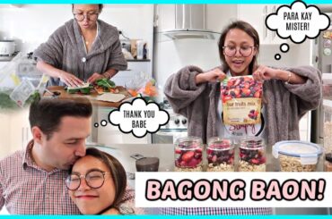 BAGONG BAON PARA KAY MISTER! EASY HEALTHY LUNCH RECIPE! PANALO BA? ❤️ | rhazevlogs