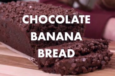 The Best Secretly Healthy Chocolate Banana Bread