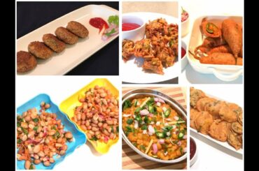 Indian snack recipes | 6 Indian tea time snack recipes | Evening snack recipes | Healthy Snack Ideas