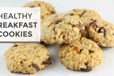 BREAKFAST COOKIES | healthy almond joy breakfast cookie recipe