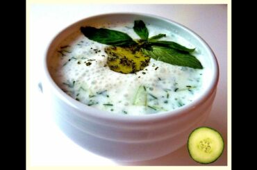 Yoghurt Cucumber Appetizer Recipe Healthy Low Calorie  Yummy
