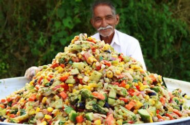 Veg Salad Recipe | Quick and Healthy Vegetable Salad | Veggie Salad Recipe by Grandpa