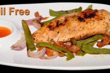 Oil Free Chicken with Vegetables | Diet Dinner Recipe | Low Calorie Recipes for weight loss