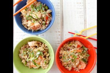 Shrimp UnFried Rice - Healthy Dinner Recipes - Weelicious