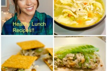Healthy Lunch Recipe Ideas - Fit Friday - Chicken Salad and Soup
