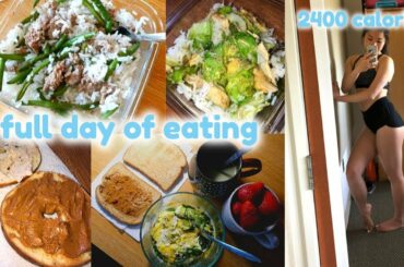 FULL DAY OF EATING 2400 CALORIES | Easy & Healthy Recipes | What I Eat In A Day To Gain Muscle