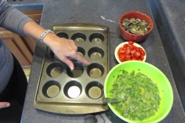 Egg & Veggie muffins- Healthy Low Calorie breakfast