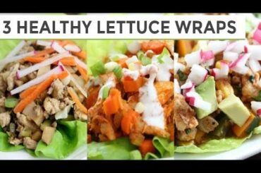LETTUCE WRAPS | 3 easy, healthy dinner ideas