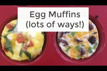 Easy + Healthy Egg Muffins Recipe| FaceBook LIVE
