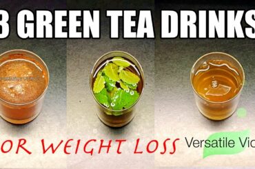 3 Green Tea Recipes For Weight Loss | Iced / Cold Green Tea Recipe