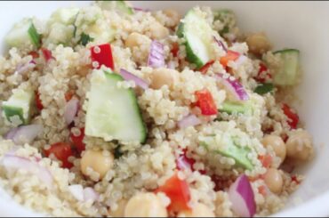 Quinoa Chickpea Salad | Healthy Lunch Recipe