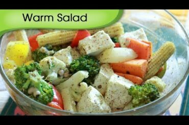 Warm Baked Vegetable Salad - Quick Salad Recipe By Annuradha Toshniwal [HD]