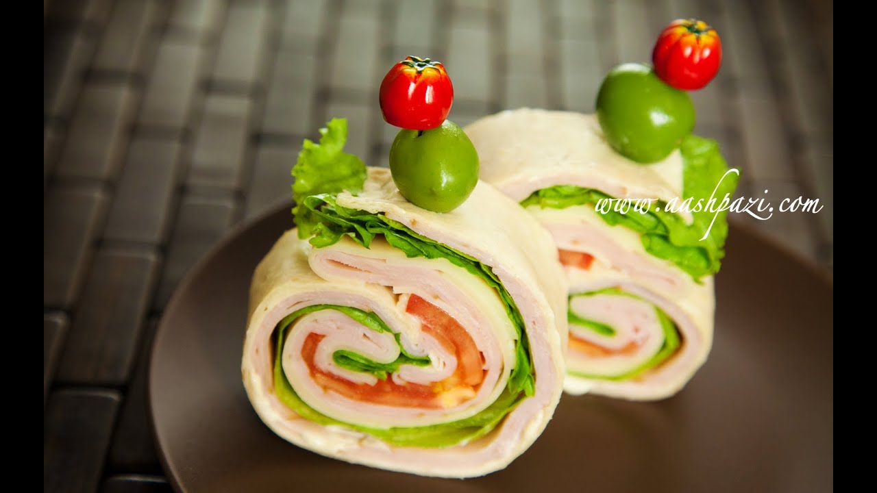 Turkey Ham Wrap (Sandwich) Recipe Turkey Ham Wrap (Sandwich) Recipe