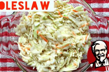 Healthy Coleslaw Recipe | How To Make a Low Calorie and Low Fat Homemade Coleslaw