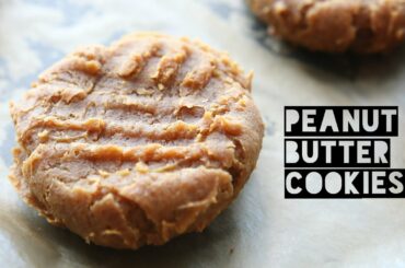 Healthy Low Calorie Peanut Butter Cookie Recipe | How To Make Gluten Free Low Fat Cookies