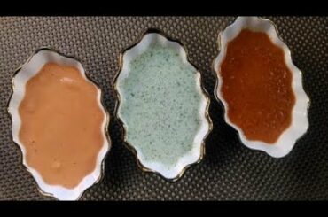 3 Best Healthy Dips | Low Calorie Dips & Spreads |Healthy Homemade Dips Recipe|Food Fiestaa