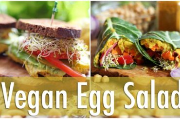 Easy Vegan Egg Salad | Healthy Lunch Ideas Collab w/The Edgy Veg