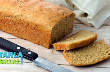 Whole Wheat Bread, Whole Wheat Bread Loaf Using Instant Dry Yeast by Tarla Dalal