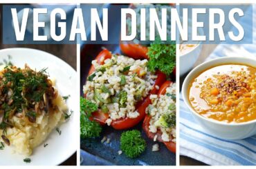 3 Vegan + Affordable Dinner Recipes | Collab w/Mind Over Munch