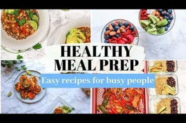 4 Healthy Meal Prep Recipes- Keto & Paleo Recipes | Easy 10 minute Breakfast and Dinner Ideas