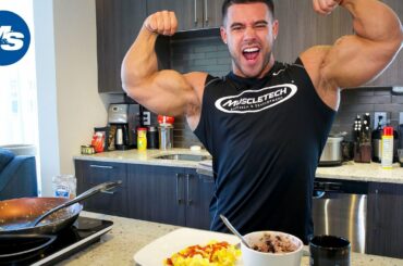 What Bodybuilders Eat For Breakfast | Santi Aragon's 8 Minute Meal