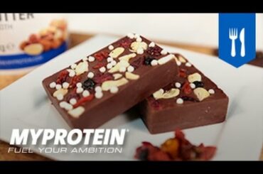 Healthy Snack Recipes | No-Bake Cacao, Fruit & Nut Bars Recipe by Myprotein