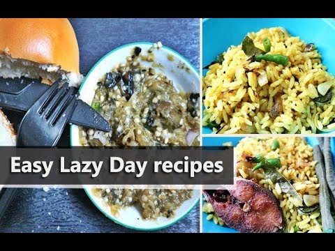 Easy Lazy Day Recipes || Quick and Healthy Lunch Ideas || eggplant hummus and lemon rice Easy Lazy Day Recipes || Quick and Healthy Lunch Ideas || eggplant hummus and lemon rice
