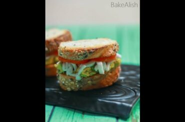 Healthy Avocado Sandwich | Avocado on toast | Sandwich Recipes | Vegetarian Recipes |