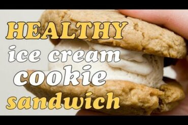 Healthy Ice Cream Cookie Sandwich | Cheap Clean Eats