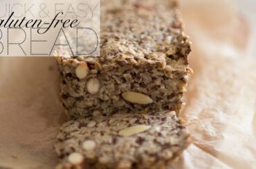 Super EASY Healthy Gluten-free Dairy-free BREAD RECIPE