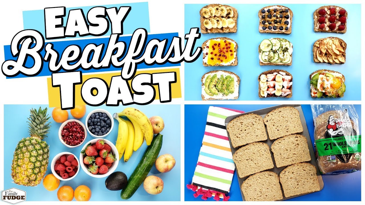 8 TASTY Breakfast Toast Ideas ☀️ Quick & Healthy Breakfast/Lunch/Snack Recipes 8 TASTY Breakfast Toast Ideas ☀️ Quick & Healthy Breakfast/Lunch/Snack Recipes