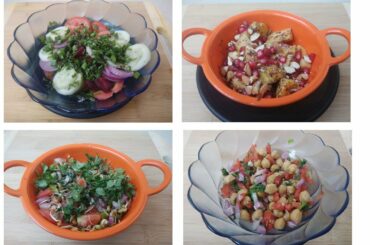 वजन कम करने के लिए  -  4 Healthy Salads Recipes – By Seema