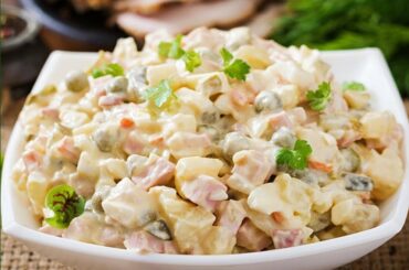 chicken vegetable salad recipe (Russian salad ) | engineer chef |healthy salad