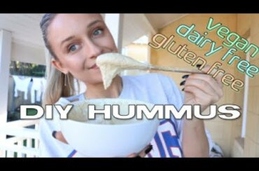 HEALTHY SNACK RECIPES (EASY): The BEST Hummus Ever