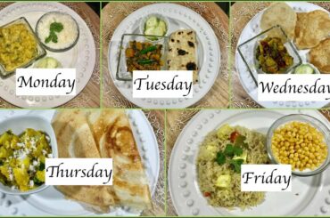 Monday To Friday Indian Summer  Dinner Recipes | Quick  Dinner Ideas | Simple Living Wise Thinking