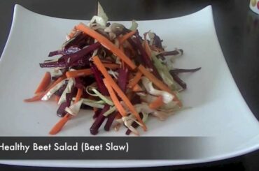 Tasty Beet Salad Recipe (Healthy Vegetarian Salad)