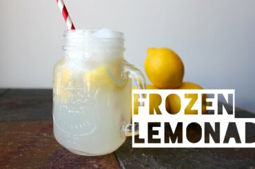 Healthy Frozen Lemonade Recipe | How To Make Low Calorie Low Carb Frozen Lemonade