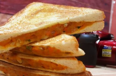 Healthy veg sandwich recipe| Quick and easy break fast aloo sandwich | spicy potato sandwich Sh tube