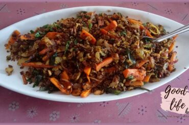 Healthy snack - Millet flakes chaat/ Siruthaniyam snack recipe in tamil