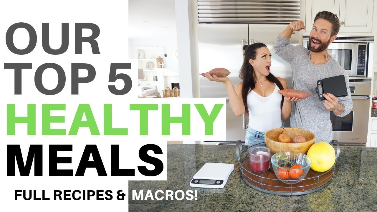 TOP 5 HEALTHY MEALS – by Men's Health Cover Guy Weston Boucher & Oxygen Cover Gal Katie Corio TOP 5 HEALTHY MEALS - by Men's Health Cover Guy Weston Boucher & Oxygen Cover Gal Katie Corio