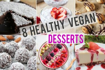 ♢ My 8 Favorite Healthy Vegan SNACK Recipes ♢