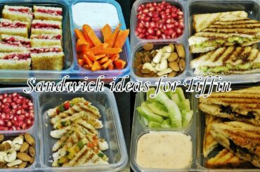 4 Simple Sandwich Recipes for Toddler and Kids | Sandwich box | MadhurasRecipe