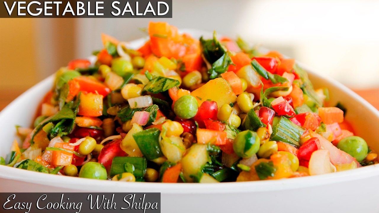 Healthy Vegetable Salad Recipe | Quick and Easy Vegetable Salad | EasyCookingWithShilpa Healthy Vegetable Salad Recipe | Quick and Easy Vegetable Salad | EasyCookingWithShilpa