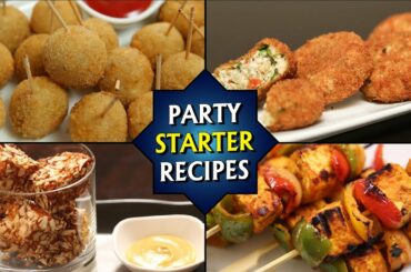 Party Snack Ideas - 6 BEST Finger Food Recipes for Party - Starters/Appetizers