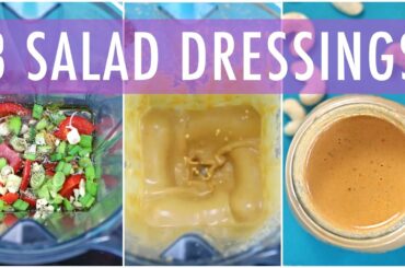 3 Homemade Salad Dressing Recipe | EASY & HEALTHY RECIPES