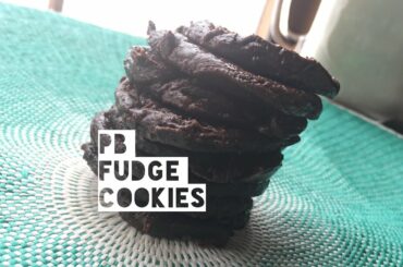 Healthy Fudge Cookie Recipe | How To Make Low Fat Low Calorie Peanut Butter Chocolate Fudge Cookies