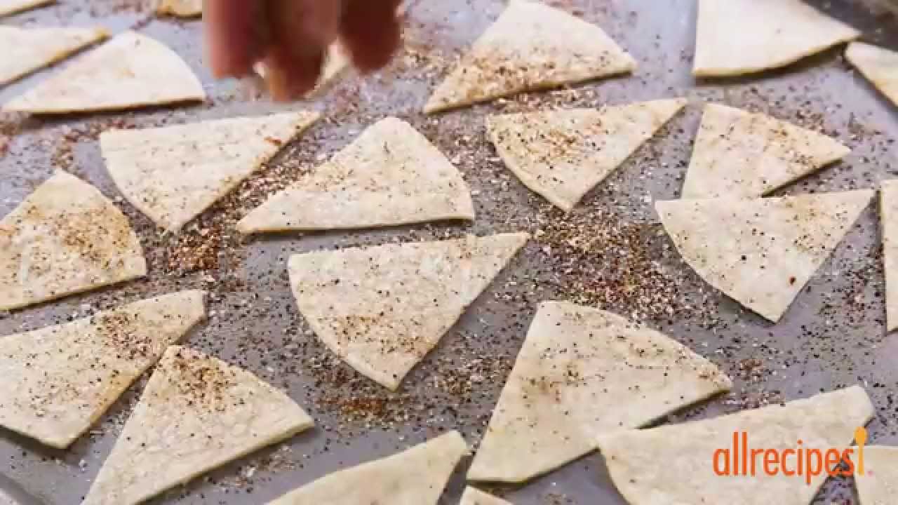 How to Make Baked Tortilla Chips | Healthy Snack Recipes | Allrecipes.com How to Make Baked Tortilla Chips | Healthy Snack Recipes | Allrecipes.com