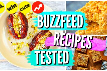 BUZZFEED FOOD RECIPES TESTED: DIY Healthy Snacks For School