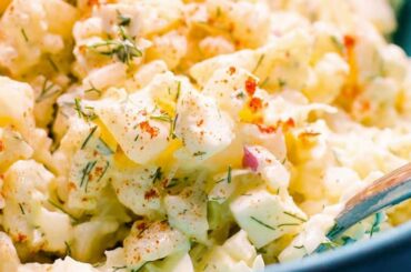 Easy Cauliflower Potato Salad Recipe | Healthy and Delicious