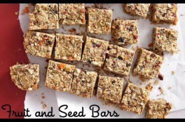 Fruit and Seed Bars: Healthy Snack Recipes - Weelicious